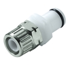 insert PLC200M10 PTF10mm white acetal/Buna-N/non-valved